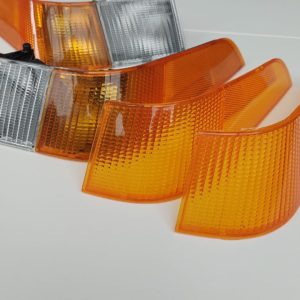 Set de cabochons veilleuse-clignotant gauche et droit Orange / Set of clusters left and right Orange